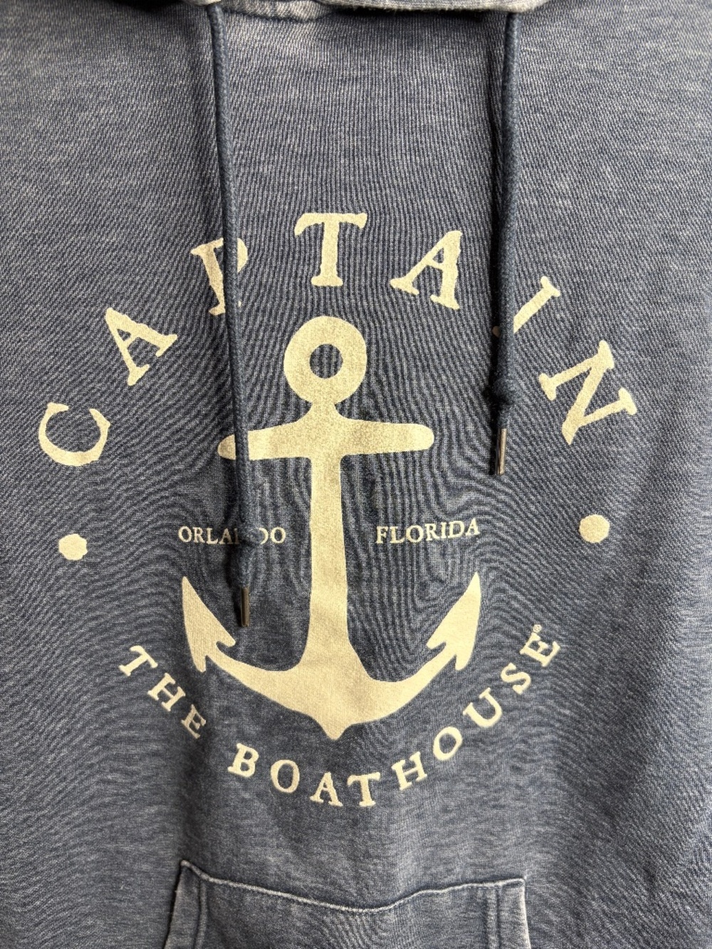 Camp David Hoodie Sweatshirt Sz Small Blue/Gray The Boathouse Orlando Florida